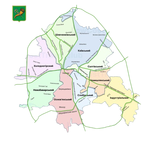 Карта Харкова